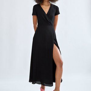 COPY - Aritzia Babaton Slit Wrap Dress